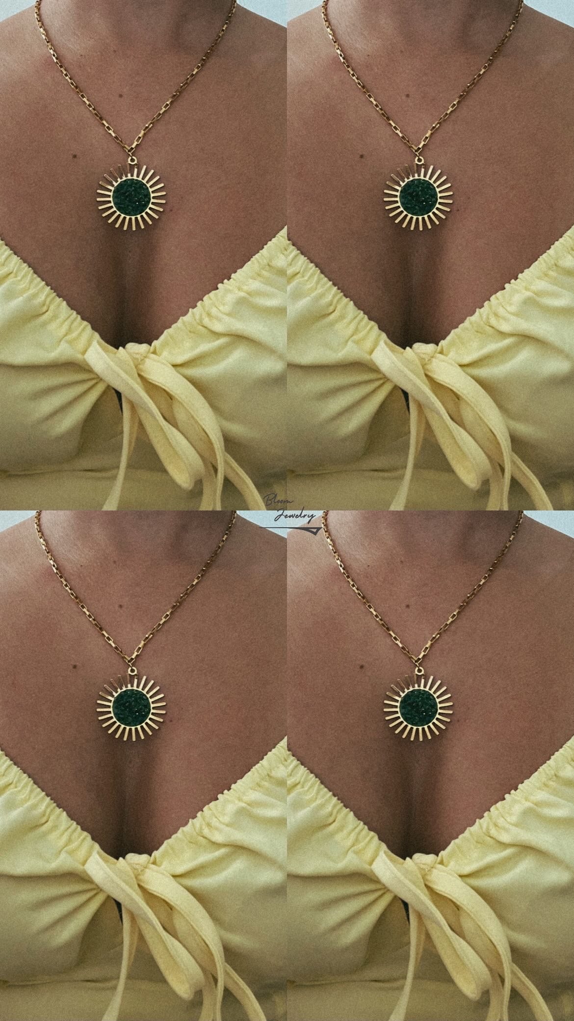 Sol de Jade Necklace CHAIN HAND MADE BLOOM COLLECTION