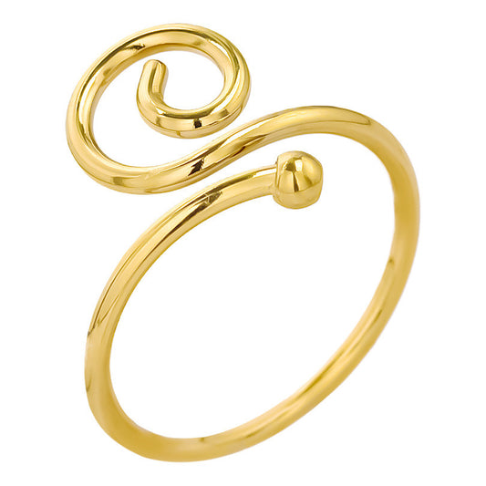 Oro en Espiral Ring