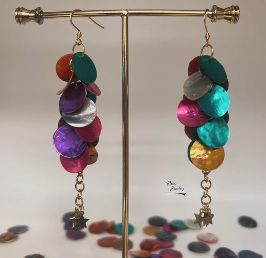 Galaxia Viva Earrings Hand Made Bloom "Collection"