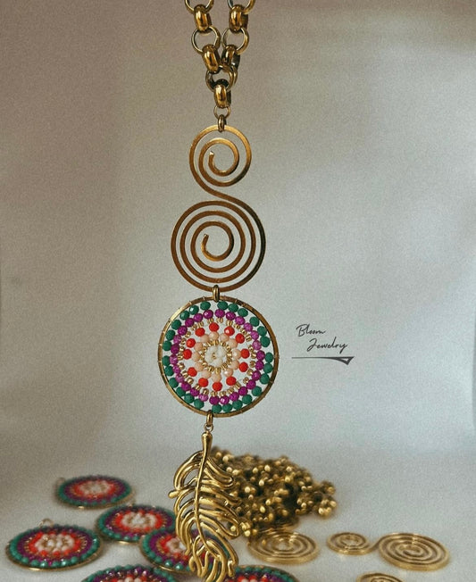 Mandala Eterna Necklace HAND MADE BLOOM COLLECTION